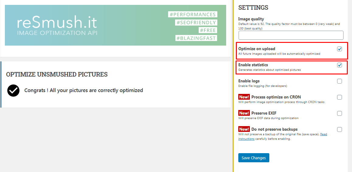 Image Optimization Using reSmush.it